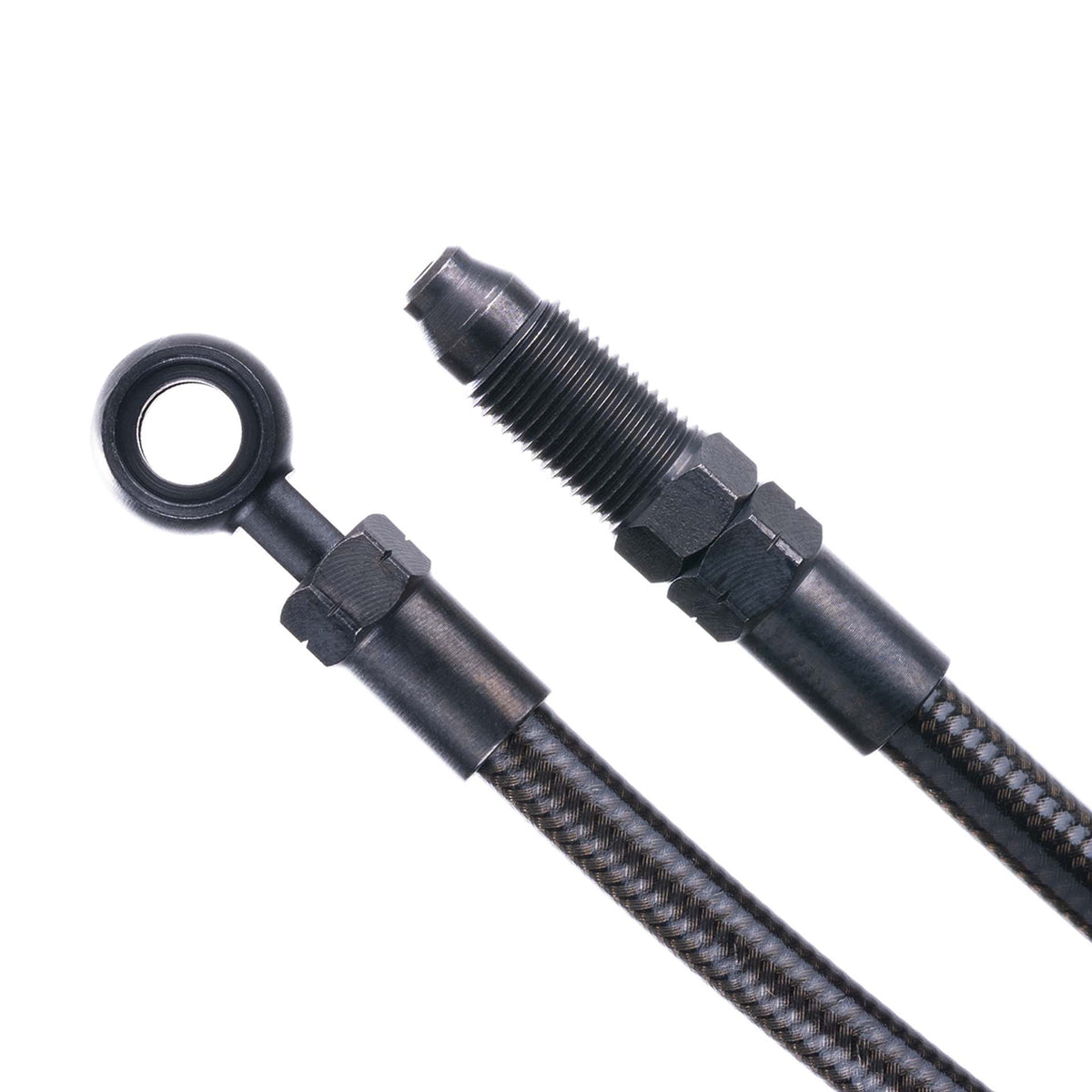Kit de manguera Goodridge acero carbono 1700 mm Negra