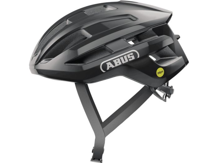 Casco ABUS PowerDome MIPS - Shiny Black - EuroCycling México