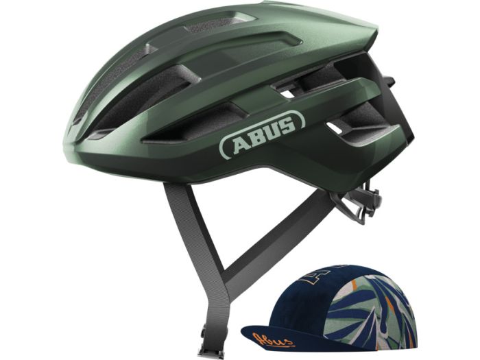 Casco ABUS PowerDome ACE - Moss Green - EuroCycling México