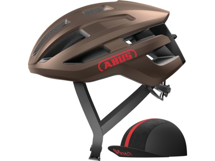 Casco ABUS PowerDome ACE - Metallic Copper - EuroCycling México