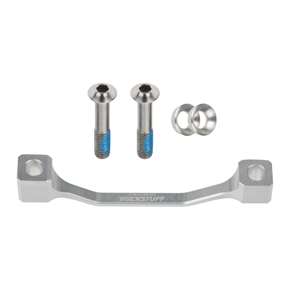 Adaptador Trickstuff PM a PM 203/223 mm (version FX) Plata