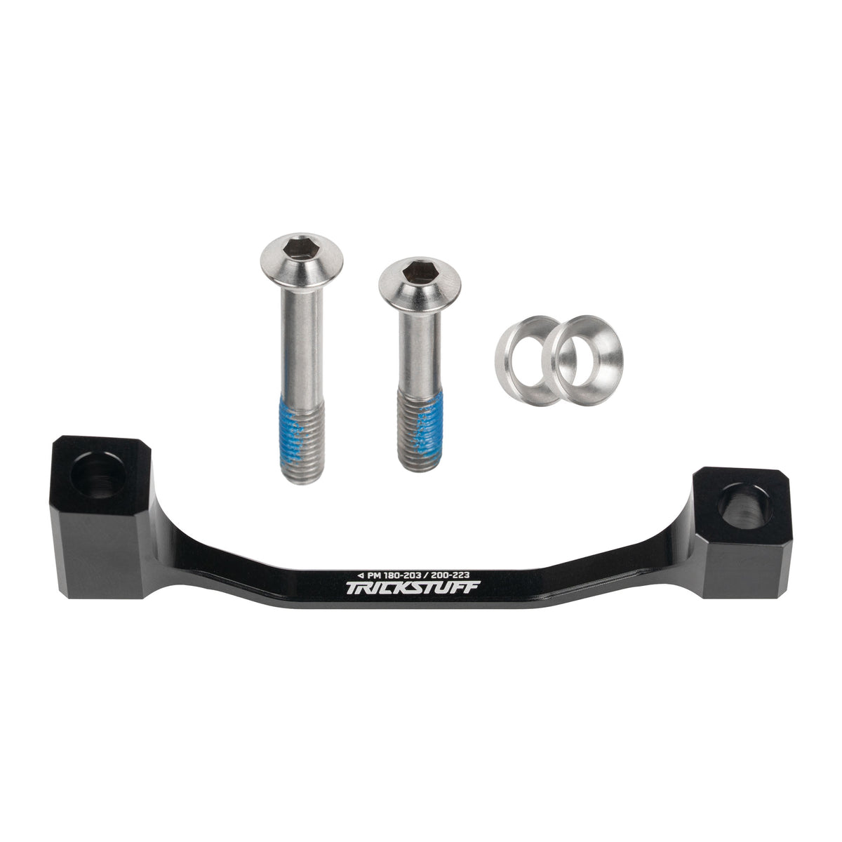 Adaptador Trickstuff PM a PM 180/203 a 200/223 mm Negro