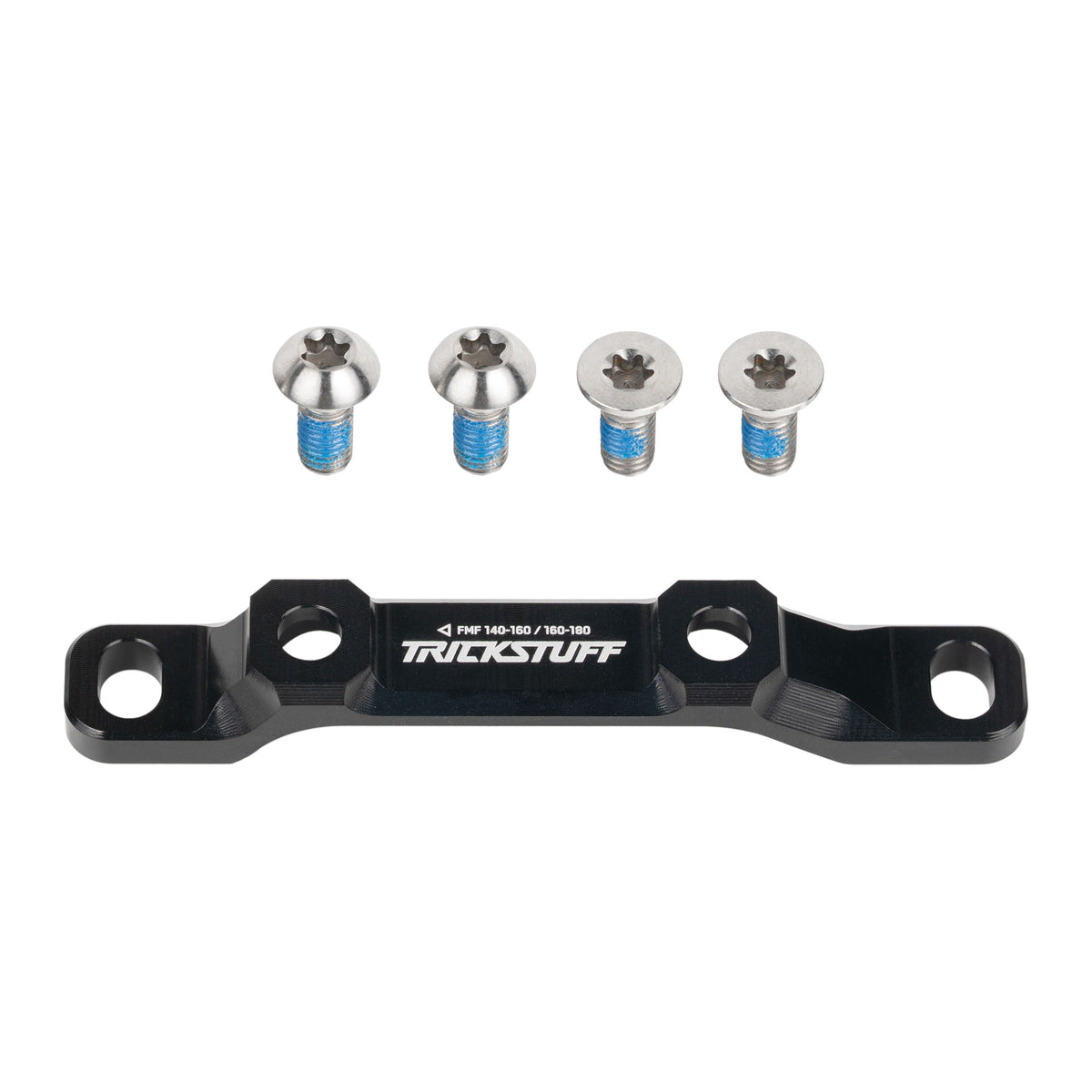 Adaptador Trickstuff Flat a Flat 140/160 a 160/180 mm Negro