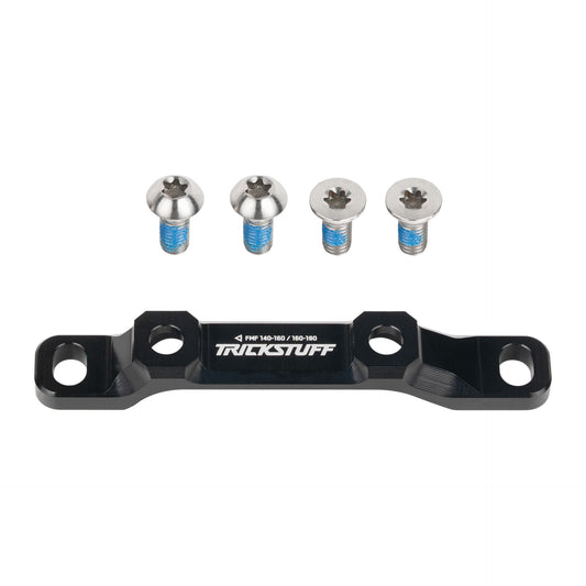 Adaptador Trickstuff Flat a Flat 140/160 a 160/180 mm Negro