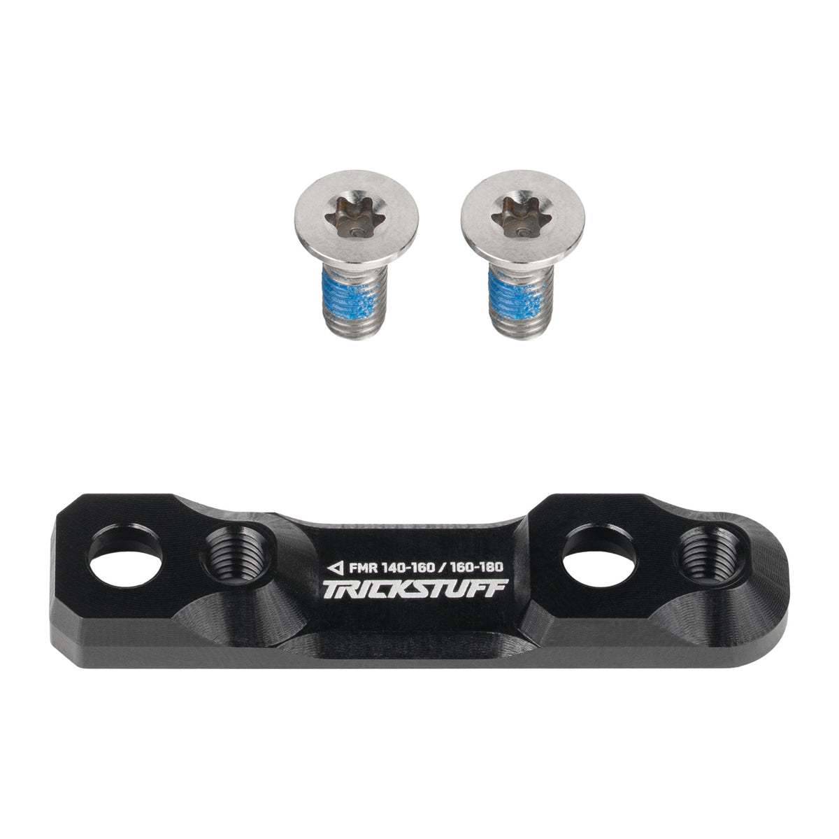 Adaptador Trickstuff Flat trasero 140/160 a 160/180 mm Negro