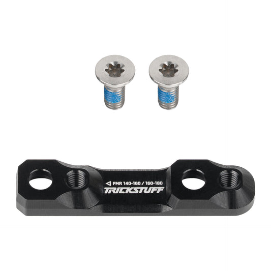 Adaptador Trickstuff Flat trasero 140/160 a 160/180 mm Negro