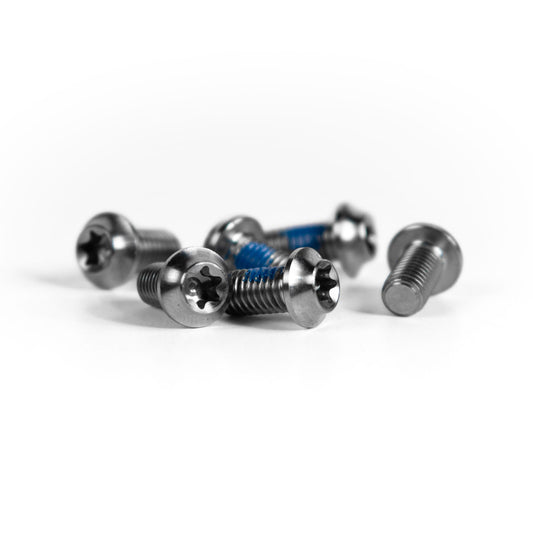 Tornilleria de rotor T25 titanio natural · 6 pz