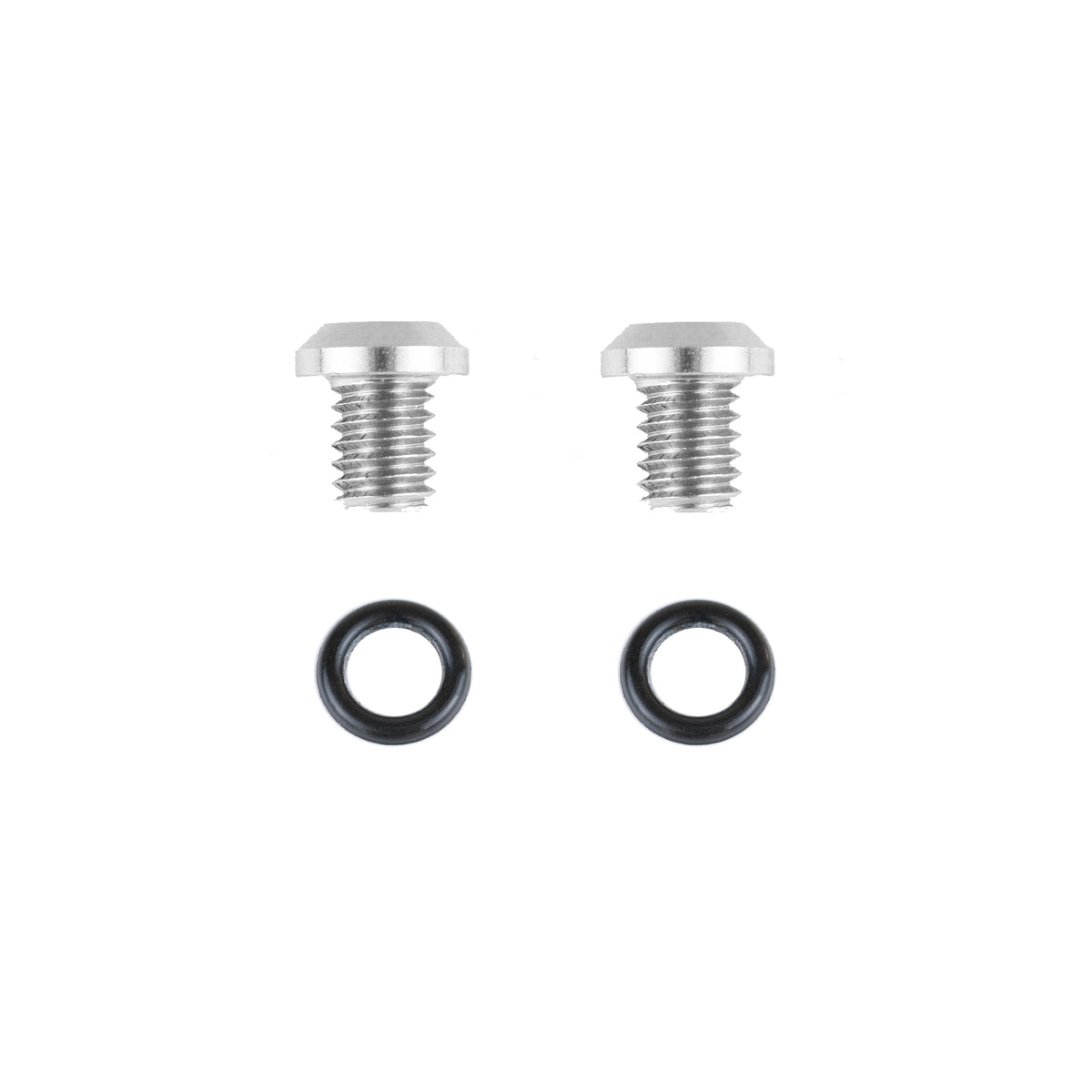 Tornillos de purga M4 T10 acero con o-rings · 2 pz