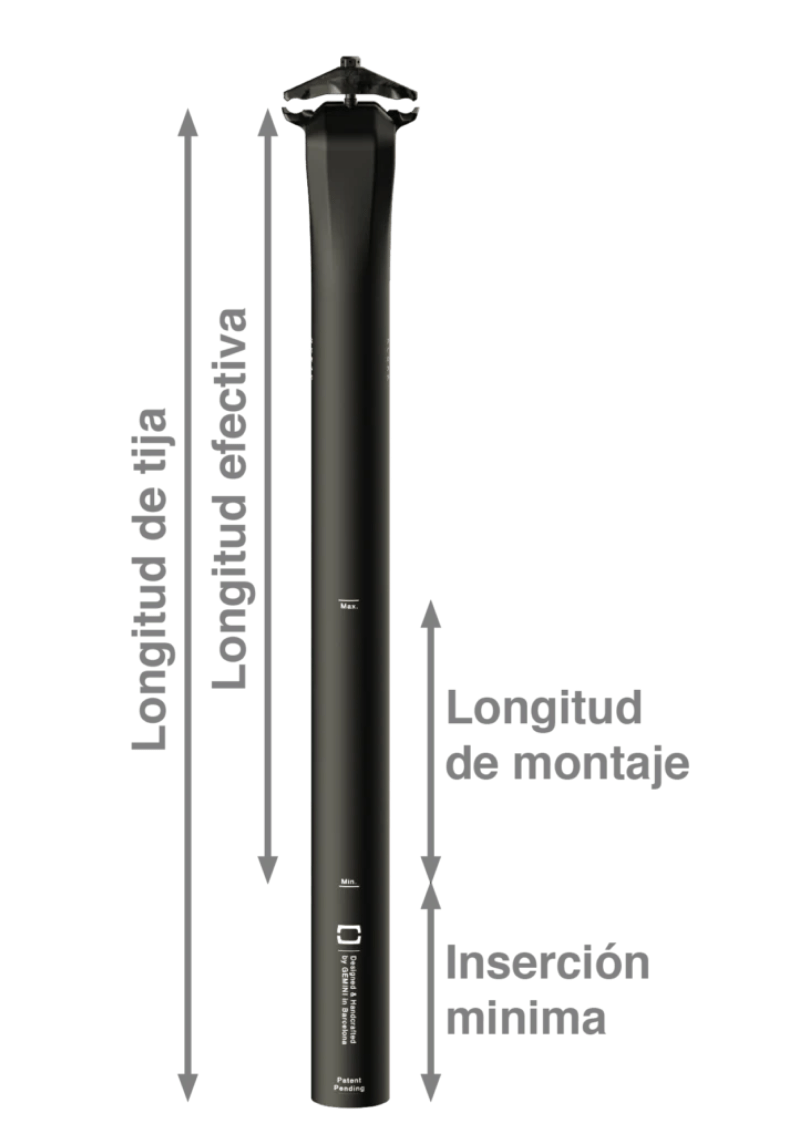 ÄLSAK - Tija de carbono 27,2 mm - EuroCycling Mexico
