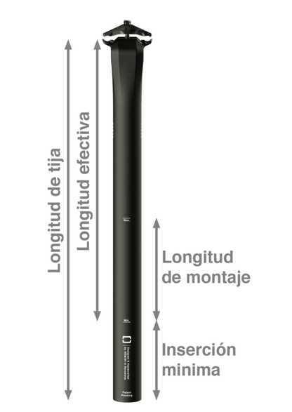 ÄLSAK - Tija de carbono 27,2 mm - EuroCycling Mexico