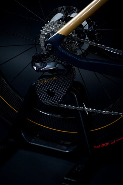 Baldiso T1 Blanco Dorado - Transmisión Ultegra Di2 CyclingCeramic