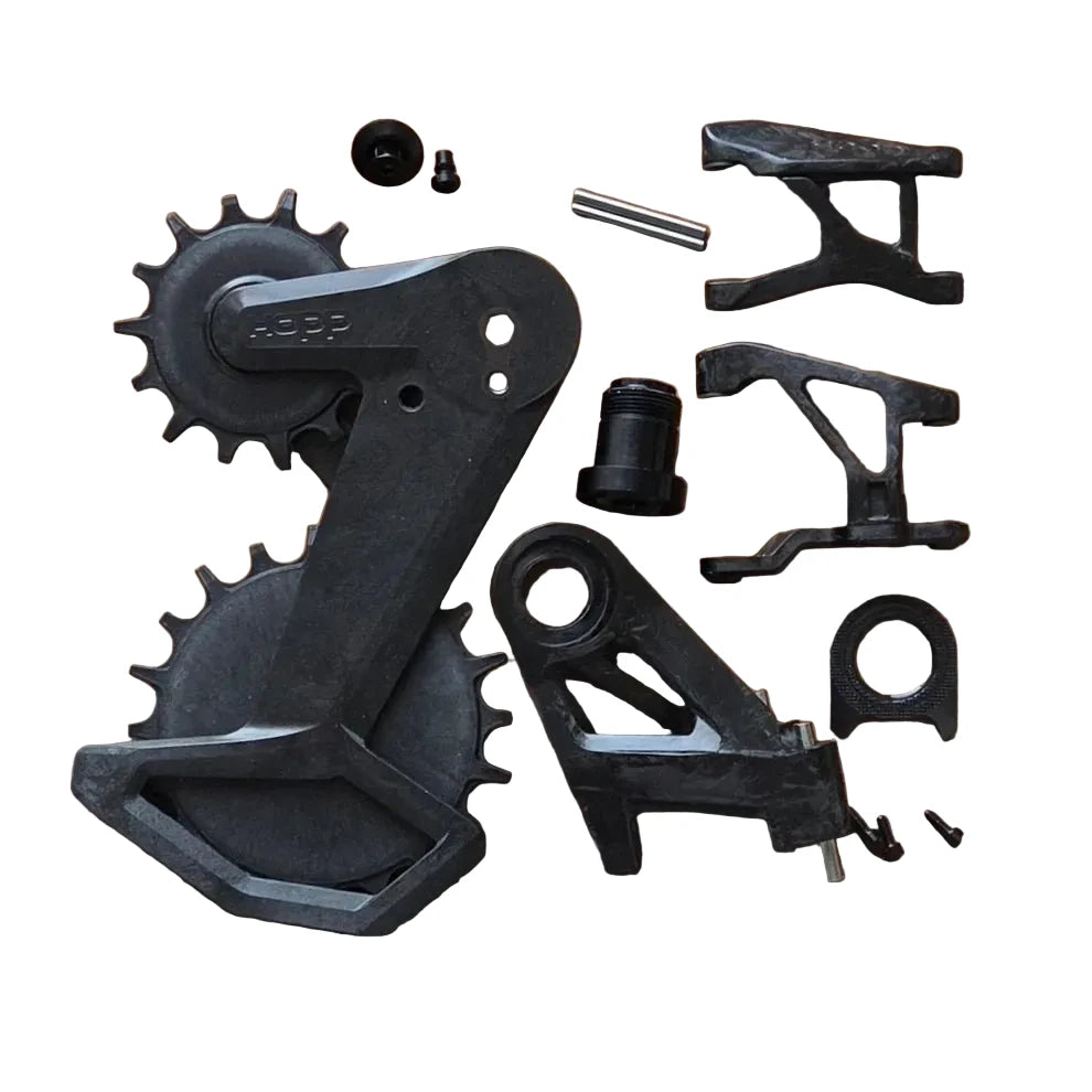 DIY carbon upgrade kit stage 3.1 for SRAM GX eagle transmission derailleur - EuroCycling Mexico