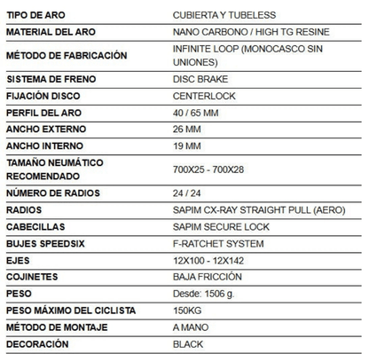 Speedsix Air 65/90 - EuroCycling Mexico